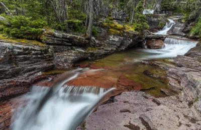 photos of Glacier National Park - Virginia Creek and Falls