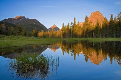 photography locations in Glacier National Park - Two Medicine Beaver Ponds