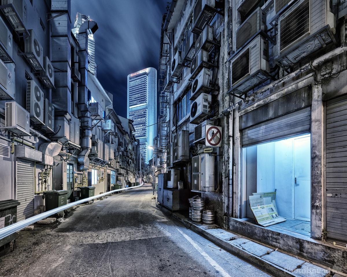 Image of Boat Quay Alleyway by Jon Chiang