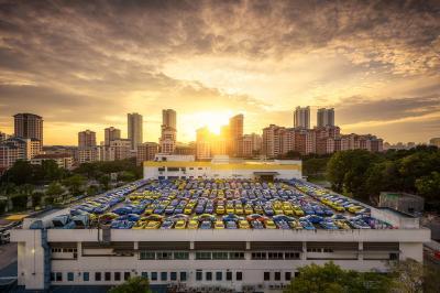 images of Singapore - Sunrise from Sin Ming Autocare