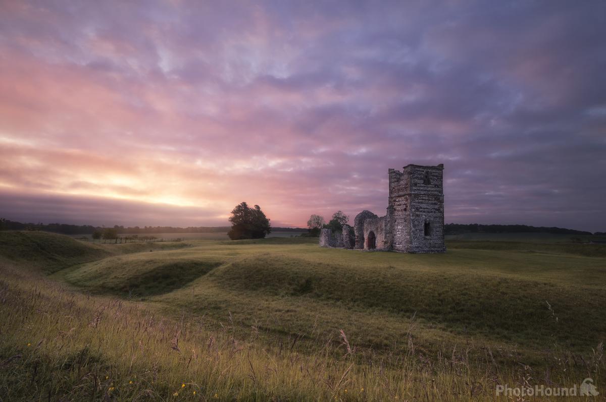 Image of Knowlton Church & Earthworks by Chris Frost