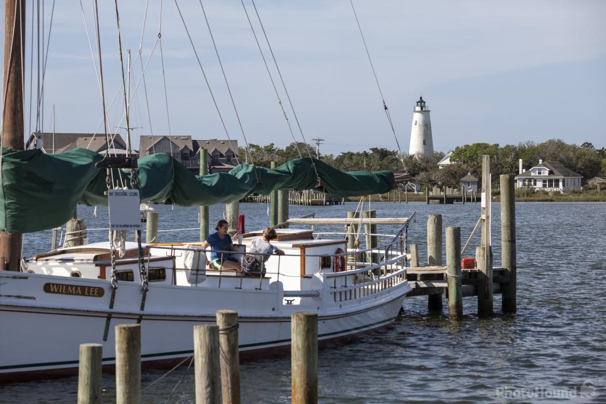 Image of Silver Lake Harbor at Ocracoke by T. Kirkendall and V. Spring