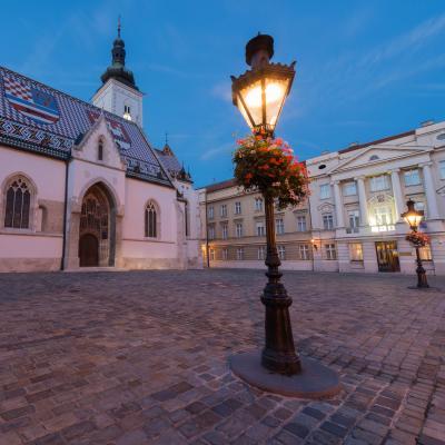 photography spots in Zagreb - Trg Sv Marka (St Mark’s Sq)