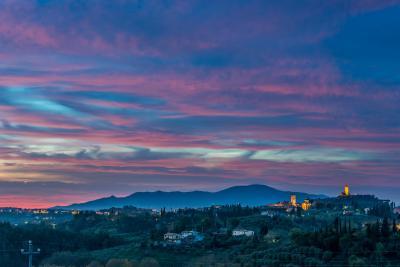 photos of San Miniato, Tuscany - View from Calenzano Via Ranci