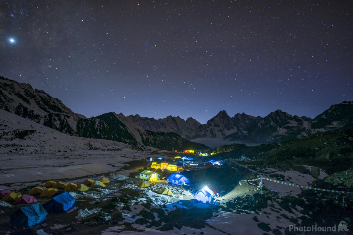 Image of Ama Dablam base camp by Alex Treadway