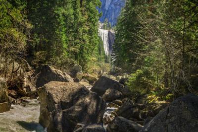 photo locations in Yosemite National Park - Vernal - Nevada Fall Trail