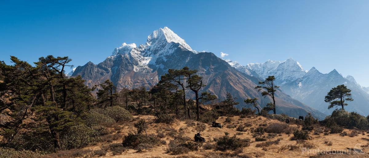 Image of Thermserku from Syangboche by Alex Treadway