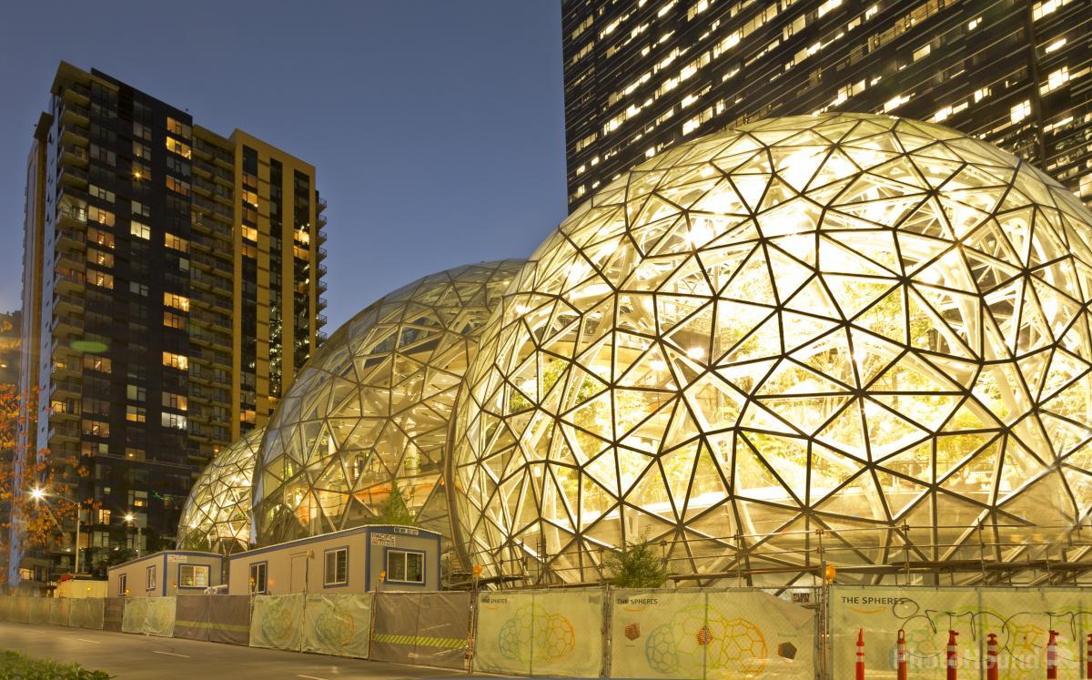 Image of Amazon Campus Biospheres by T. Kirkendall and V. Spring