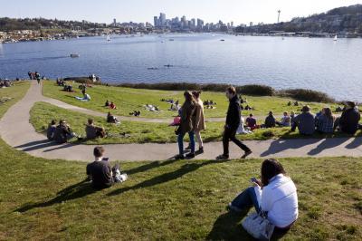 pictures of Seattle - Gas Works Park