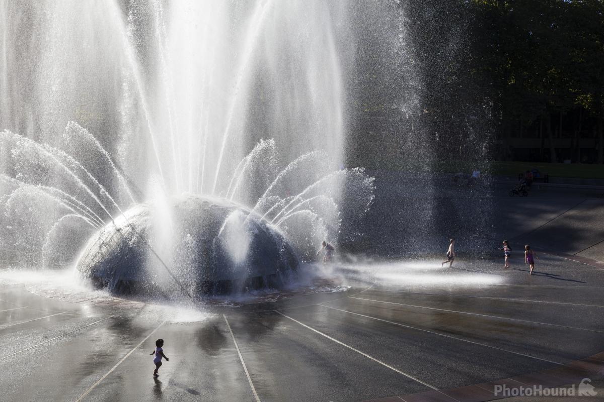 Image of International Fountain, Seattle Center by T. Kirkendall and V. Spring