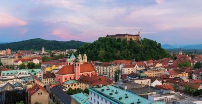 images of Slovenia - Nebotičnik - city view