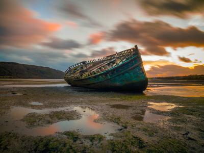 instagram spots in Wales - Shipwreck Dulas bay