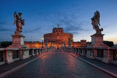 pictures of Rome - Castel Sant’Angelo South View