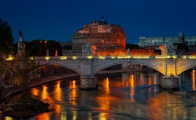 pictures of Rome - Castel Sant’Angelo West View