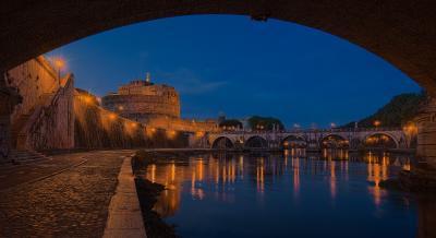 photos of Rome - Castel Sant’Angelo West View