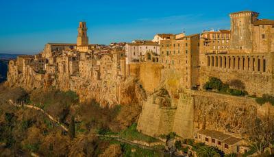 Italy images - View of Pitigliano