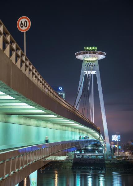 images of Bratislava - SNP Bridge