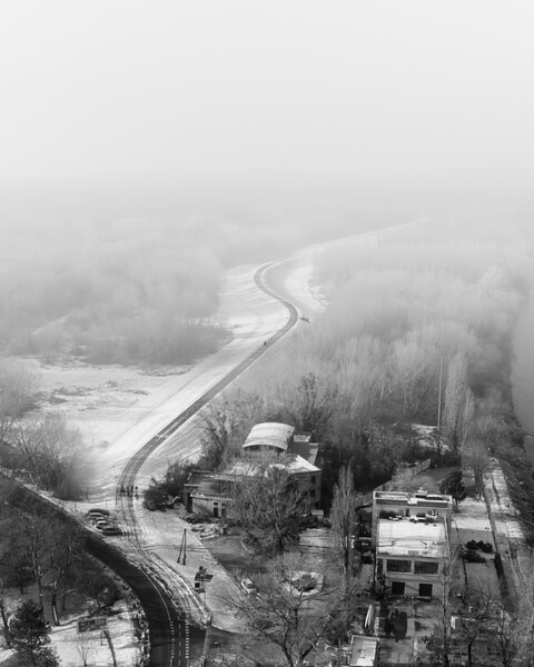 Misty morning in Petržalka