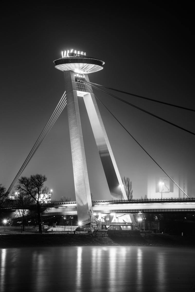 images of Bratislava - SNP Bridge