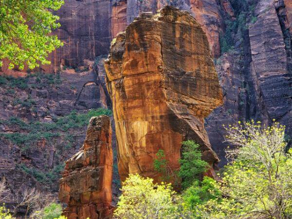 pictures of Zion National Park & Surroundings - Temple of Sinawava - The Pulpit