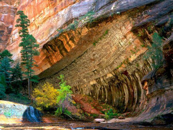 photo spots in Zion National Park & Surroundings - The Subway from the “Bottom” 