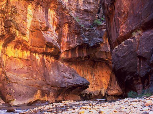 photography locations in Utah - The Virgin Narrows