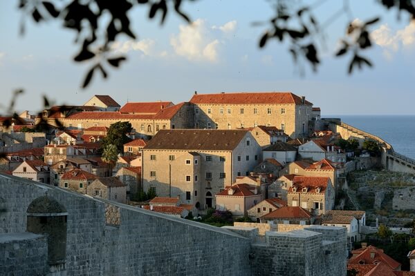Dubrovnik City Walls View 