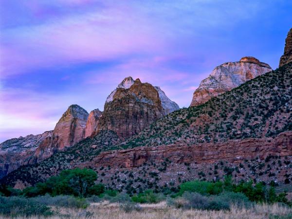 pictures of Zion National Park & Surroundings - Towers of the Virgin