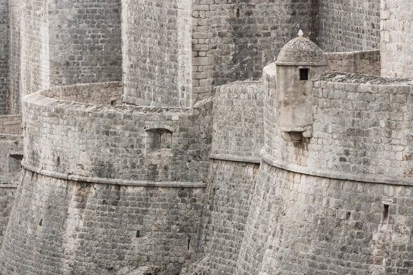 Dubrovnik City Walls View 