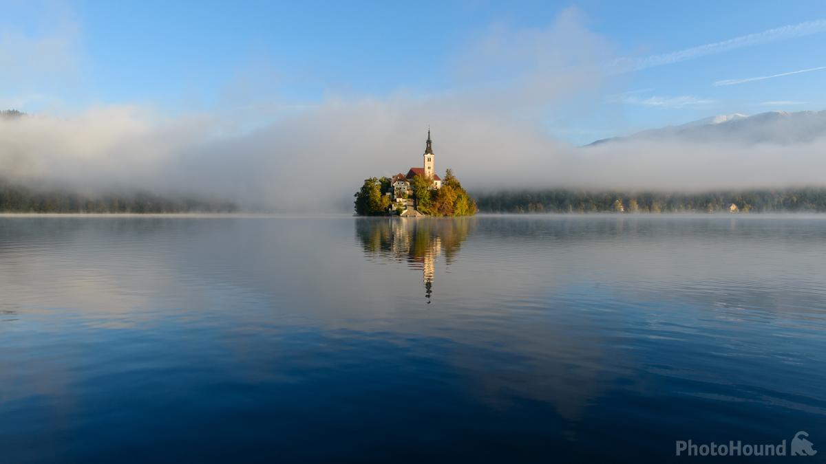 Image of Lake Bled Island Front View by Luka Esenko